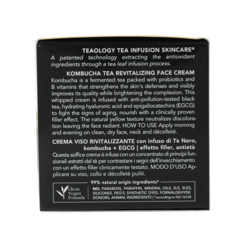 Teaology Kombucha tea revitalizing face cream 50 Milliliter