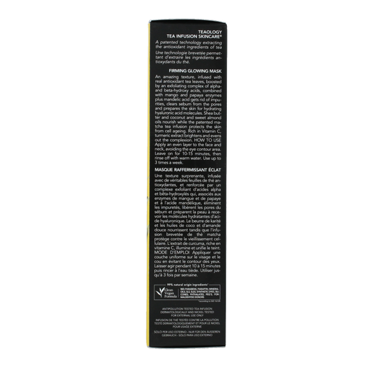 Teaology Golden matcha firming glow mask 100 Milliliter