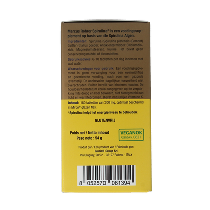 Marcus Rohrer Spirulina 180.00 Tabletten