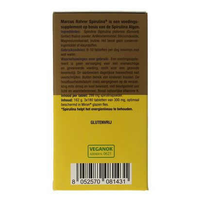 Marcus Rohrer Spirulina navul 540.00 Tabletten