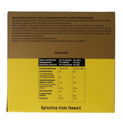 Marcus Rohrer Spirulina navul 540.00 Tabletten