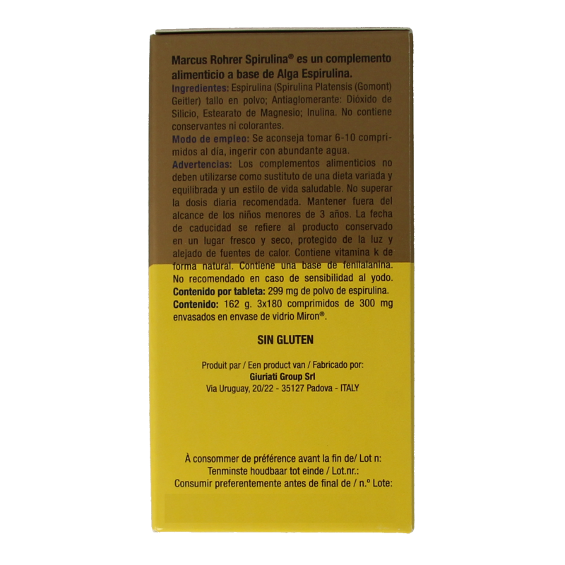 Marcus Rohrer Spirulina navul 540 Tabletten