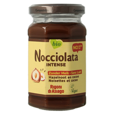Nocciolata Hazelnootpasta zonder melk bio 250.00 Gram