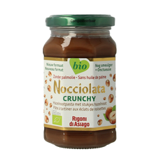 Nocciolata Hazelnootpasta crunchy bio 250.00 Gram