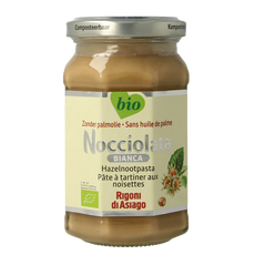 Nocciolata Witte hazelnootpasta bio 250.00 Gram