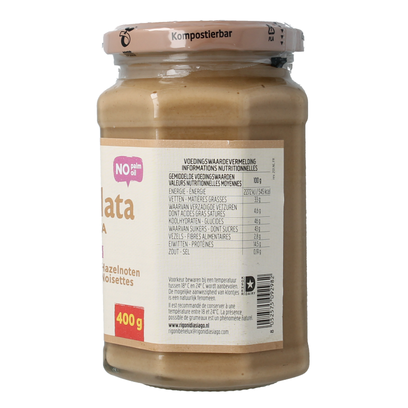 Rigoni Nicciolata bianca bio 400 Gram