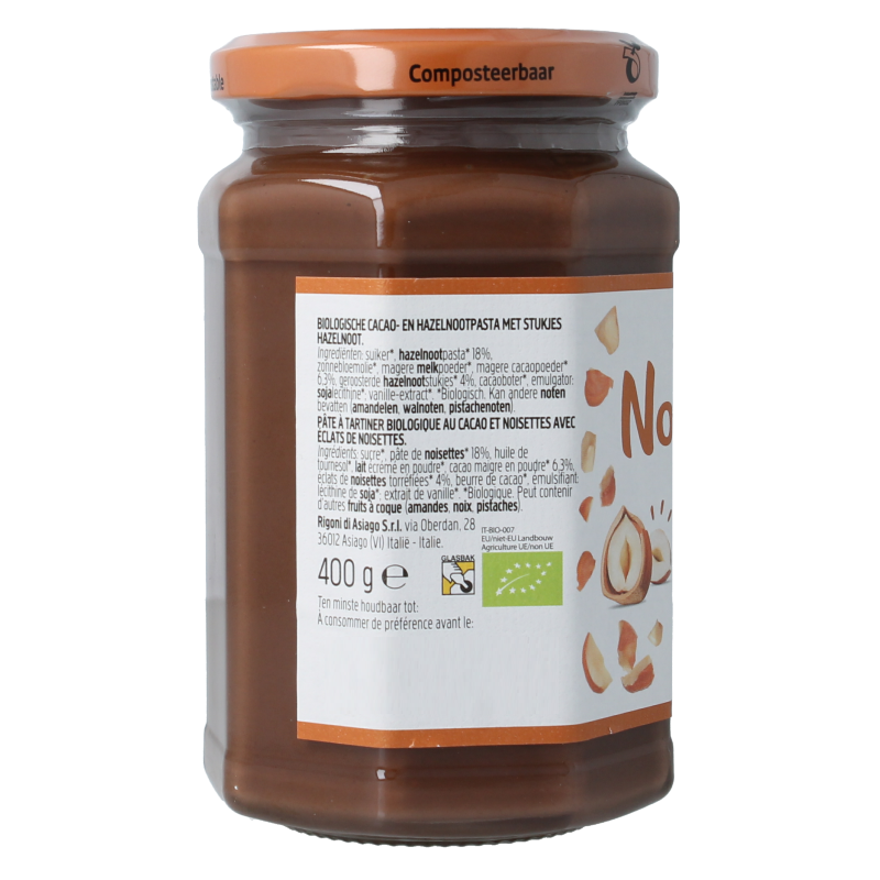 Rigoni Nocciolata crunchy bio 400 Gram