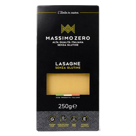 Massimo Zero	 Lasagne glutenvrij 250 Gram