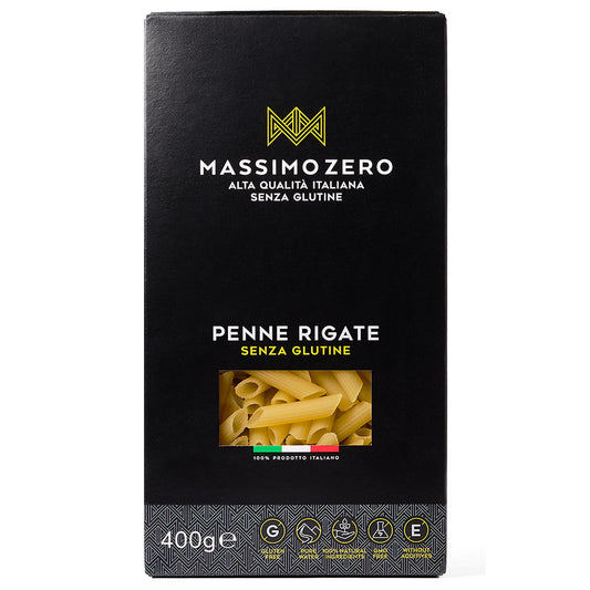 Massimo Zero	 Penne rigate glutenvrij 400 Gram