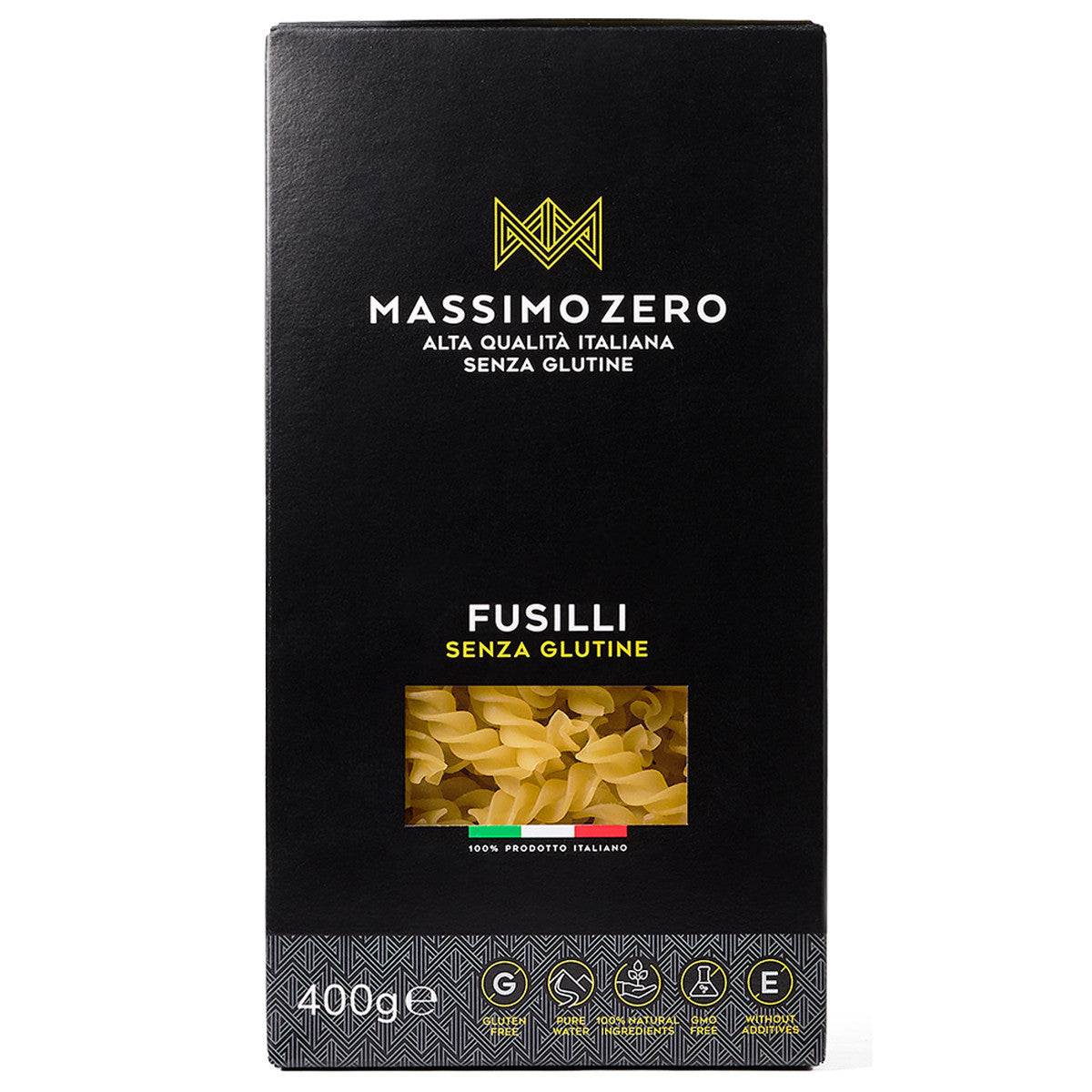 Massimo Zero	 Fusilli glutenvrij 400 Gram