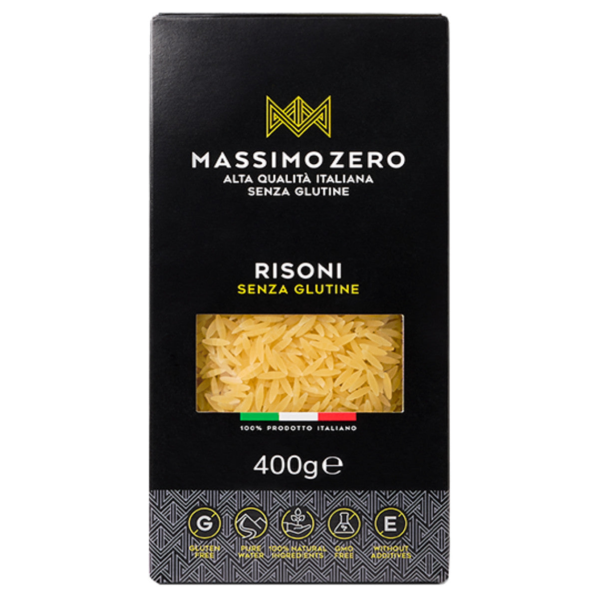 Massimo Zero	 Risoni glutenvrij 400 Gram