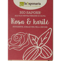 La Saponaria Zeep roos shea butter bio 100 Gram