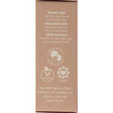 La Saponaria Zeep roos shea butter bio 100 Gram