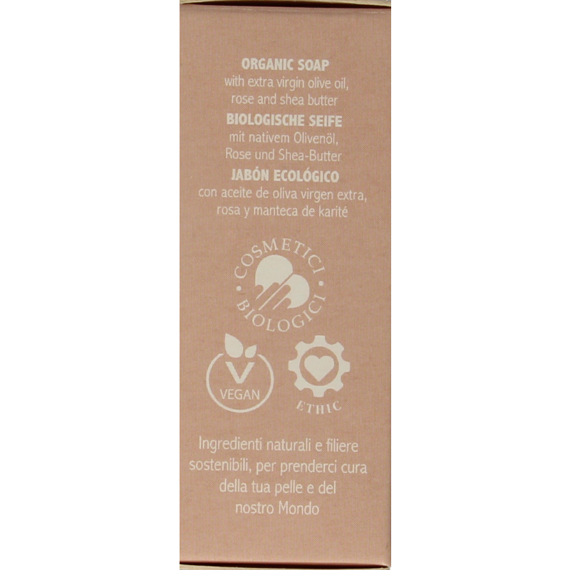 La Saponaria Zeep roos shea butter bio 100 Gram