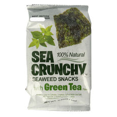 Sea Crunchy Nori zeewier snacks groene thee 10 Gram