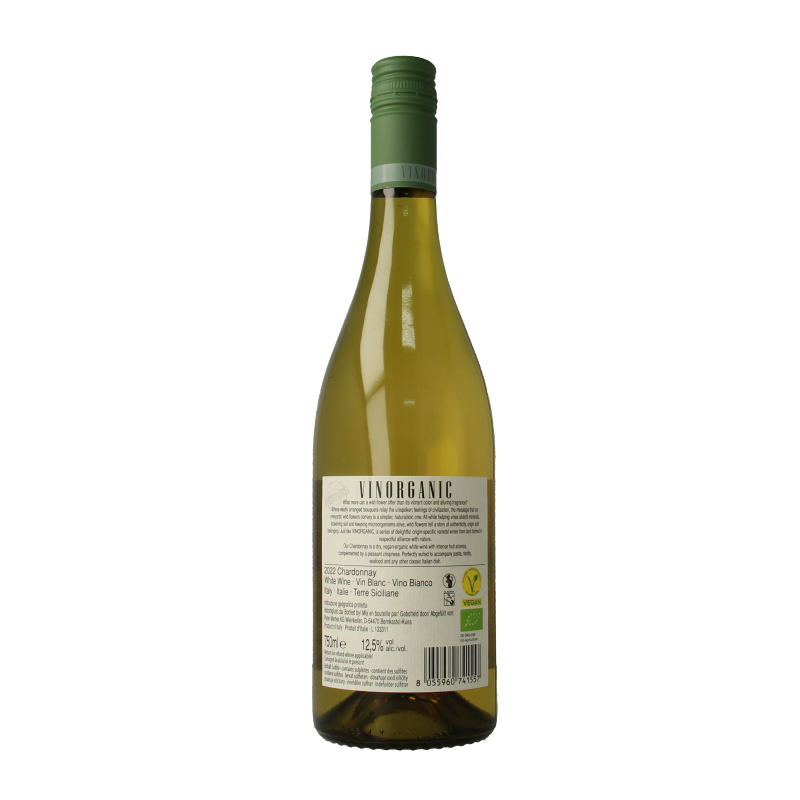 Vinorganic Chardonnay Italia wit bio 750 Milliliter