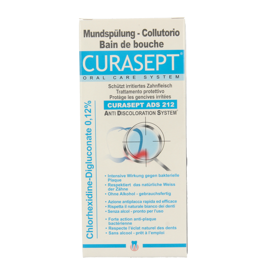 Curasept ADS mondspoelmiddel - 0,12% chloorhexidine 200 Milliliter
