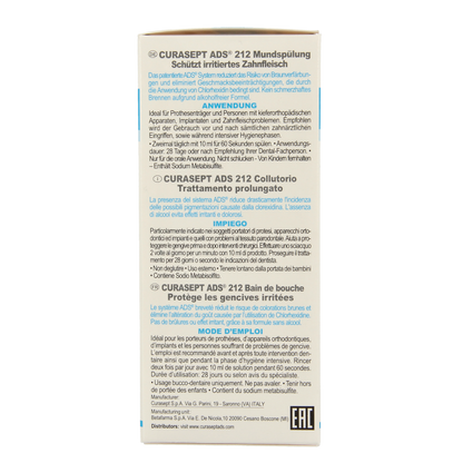 Curasept ADS mondspoelmiddel - 0,12% chloorhexidine 200 Milliliter