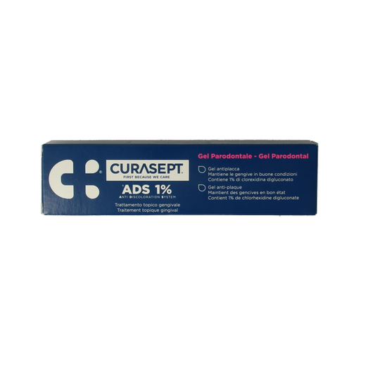 Curasept ADS Parodontaal gel 1% chloorhexidine 30 Milliliter
