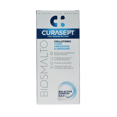 Curasept Biosmalto mondspoeling caries erosie en slijtage 300.00 Milliliter