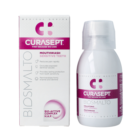 Curasept Biosmalto mondspoelmiddel gevoelige tanden 300.00 Milliliter
