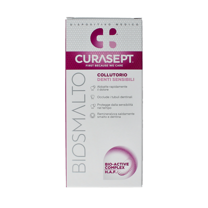 Curasept Biosmalto mondspoelmiddel gevoelige tanden 300.00 Milliliter