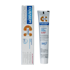 Curasept Biosmalto tandpasta junior caries erosie slijtage 75.00 Milliliter