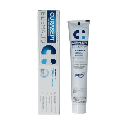Curasept Biosmalto tandpasta caries slijtage erosie 75.00 Milliliter