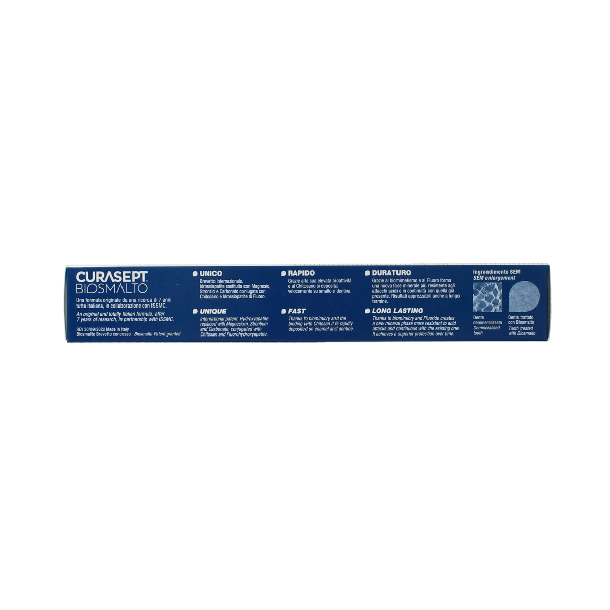Curasept Biosmalto tandpasta caries slijtge erosie 75.00 Milliliter
