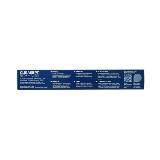 Curasept Biosmalto tandpasta caries slijtge erosie 75.00 Milliliter