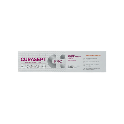 Curasept Biosmalto mousse sensitive 50.00 Milliliter