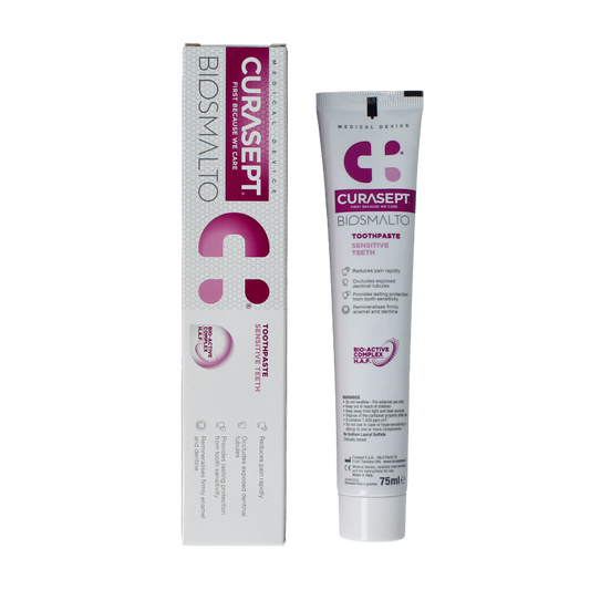 Curasept Biosmalto tandpasta gevoelige tanden 75 Milliliter