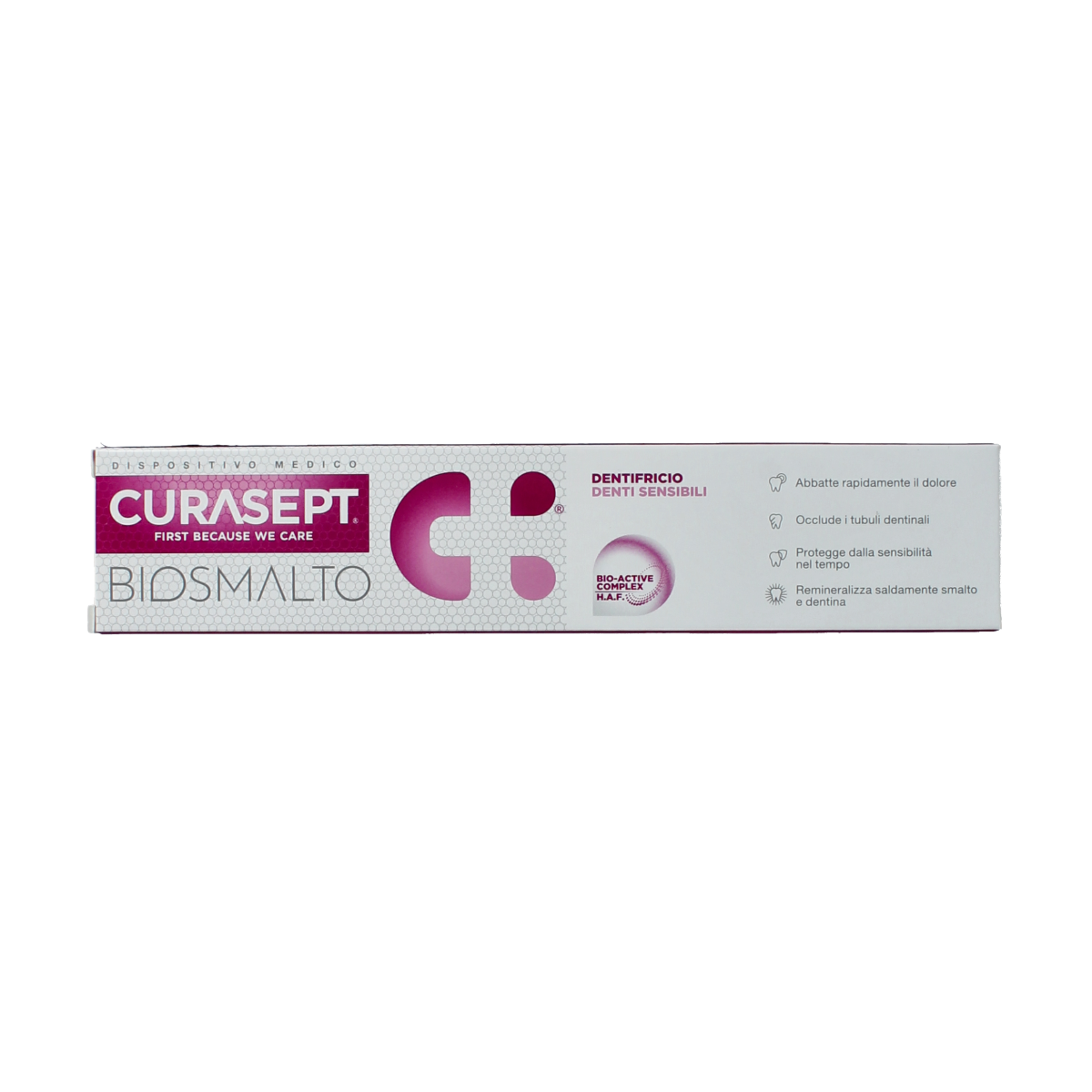 Curasept Biosmalto tandpasta gevoelige tanden 75.00 Milliliter
