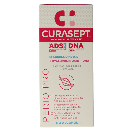 Curasept ADS DNA Perio Pro CHX 0,12% + HA mondspoelmiddel 200 Milliliter