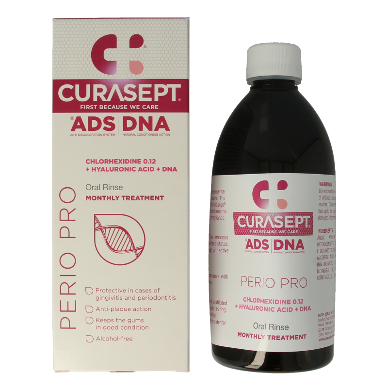 Curasept Perio mondspoeling chloorhexidine ADS 500 Milliliter