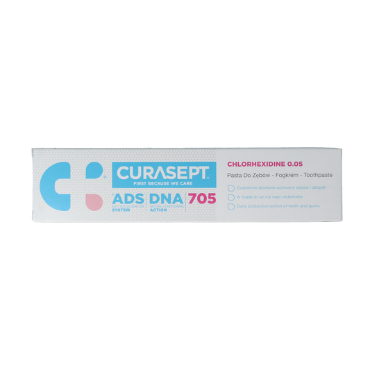 Curasept CURASEPT ADS DNA 705 0,05% Chloorhexid en Fluoride 75.00 Milliliter