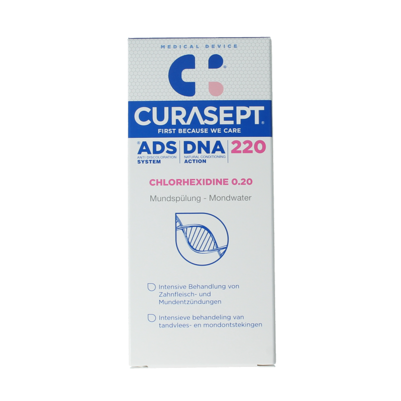Curasept Mondspoeling chloorhexidine 0,20% 200 Milliliter