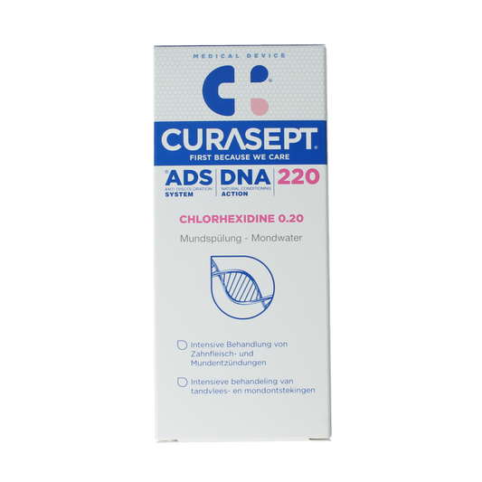 Curasept Mondspoeling chloorhexidine 0,20% 200 Milliliter