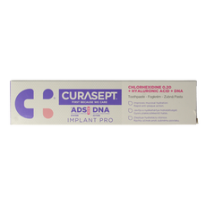 Curasept ADS DNA Implant Pro 720 CHX 0,20% + HA tandpasta 75 Milliliter