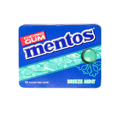 Mentos Gum breeze mint 12.00 Stuks
