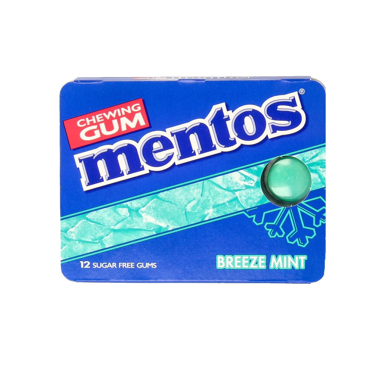 Mentos Gum breeze mint 12.00 Stuks