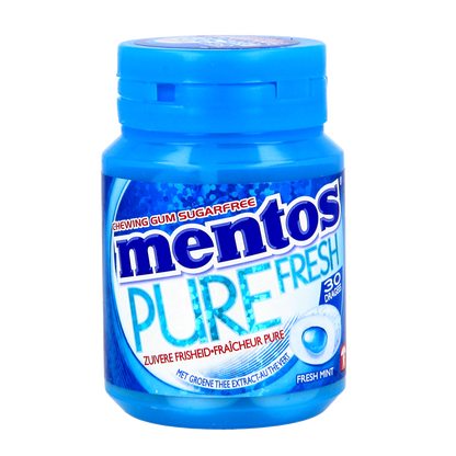 Mentos Pure fresh mint pot 30.00 Stuks
