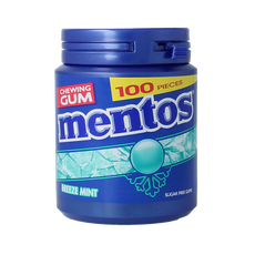 Mentos Gum breeze mint 100.00 Stuks
