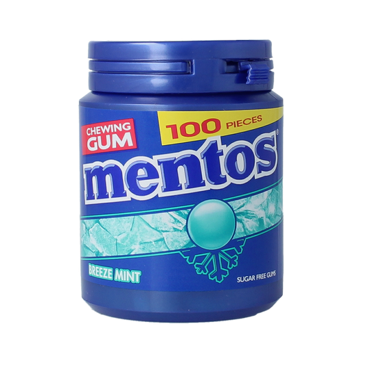 Mentos Gum breeze mint 100 Stuks