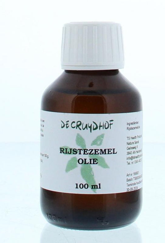 Cruydhof Rijstezemelolie 100.00 Milliliter