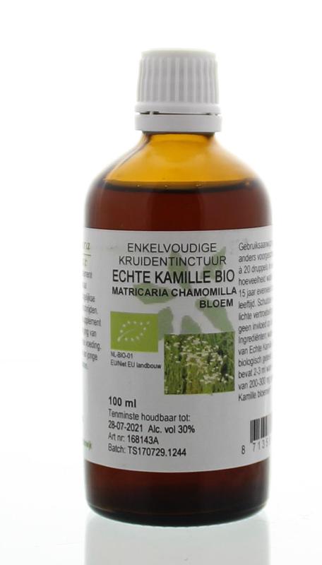 Natura Sanat Matricaria chamomilla/echte kamille tinctuur bio 100 Milliliter