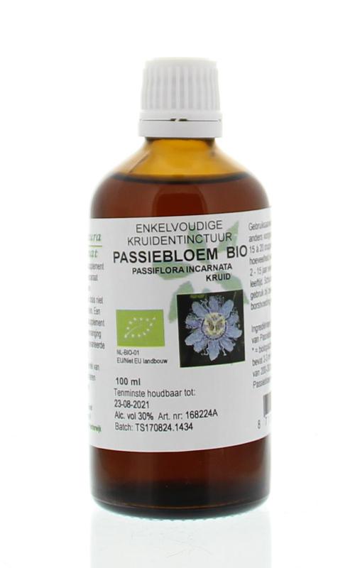 Cruydhof Passiflora incarnata herb/passiebloem tinctuur bio 100 Milliliter