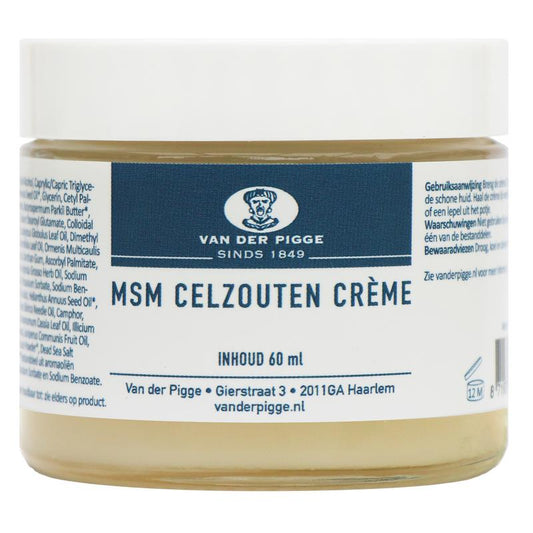 van der Pigge MSM Celzoutencreme 60.00 Milliliter