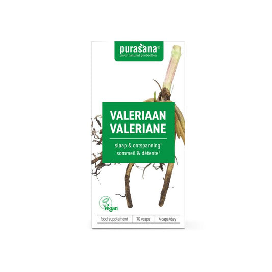 Purasana Valeriaan vegan 70 Vegetarische capsules