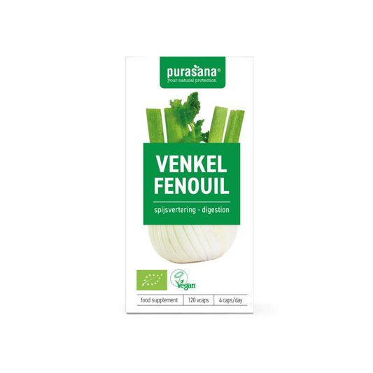 Purasana Venkel vegan bio 120 Vegetarische capsules